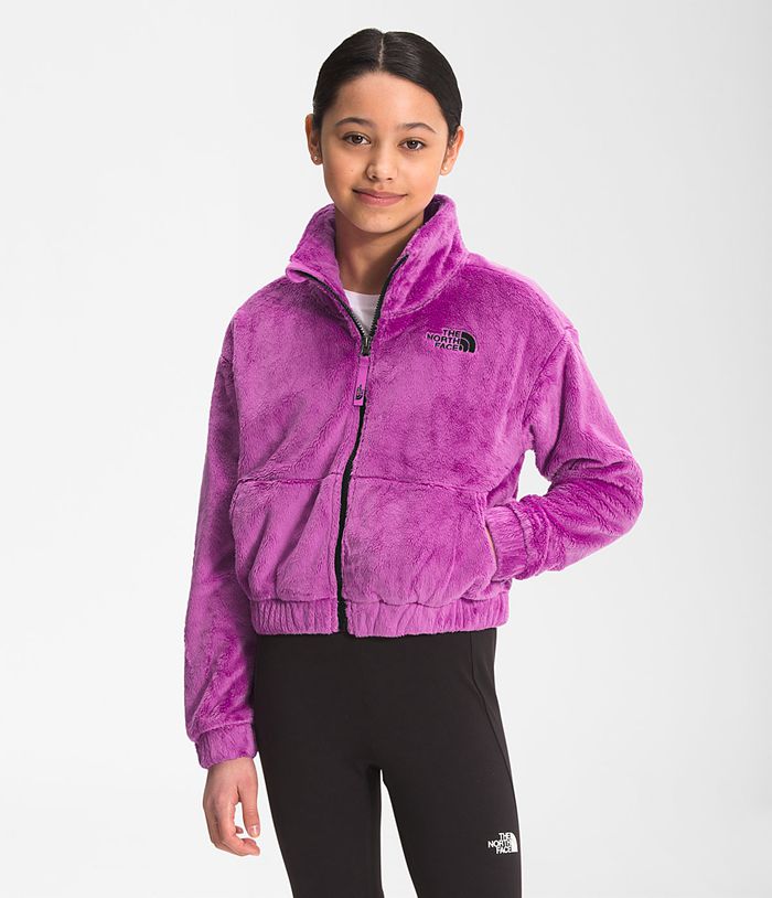 The North Face Girls Jacket Osolita Full Zip 807XWKOGN - Purple